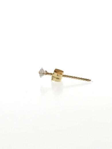 画像：himieダイヤピアス/キャッチ刻印K18YG/約0.06ct2