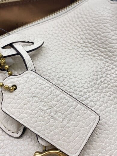 商品画像：ショルダーバッグ/カラサッチェル/2WAY/レザー/WHT/無地/CE741 5