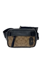 ウエストバッグ/ミニエッジベルトバッグ/シグネチャー/BLK/H2061-6787