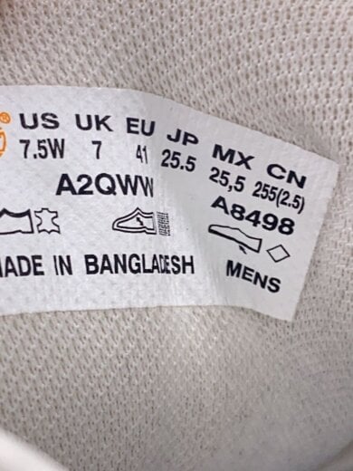 商品画像：ハイカットスニーカー/25.5cm/WHT/A2QWW 5