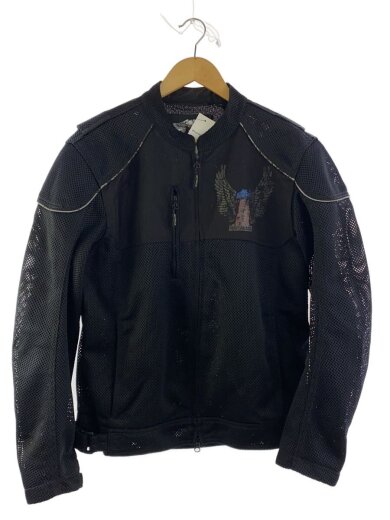 商品画像：バイク用メッシュジャケット/M/ポリエステル/BLK/97209-17VM 1