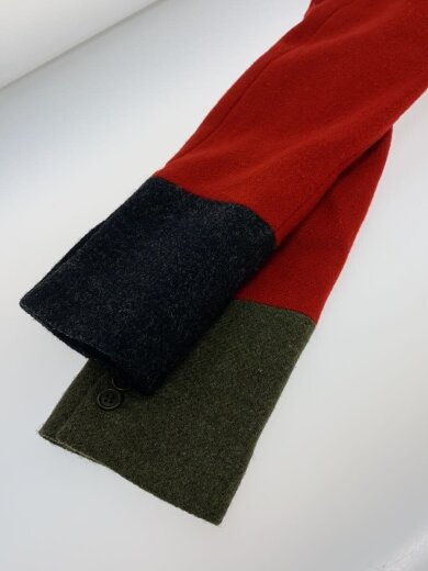 商品画像：コート/40/ウール/RED/無地/220-5.CSC 4