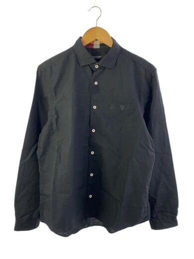 商品画像：長袖シャツ/4/コットン/BLK/無地/51M16-315-09 1