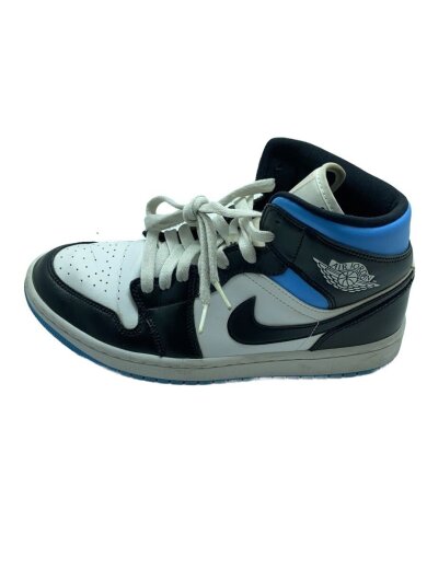 商品画像：AIR JORDAN 1 MID_エア ジョーダン 1 ミッド/26cm/WHT/レザー 1