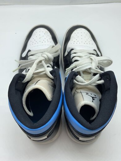商品画像：AIR JORDAN 1 MID_エア ジョーダン 1 ミッド/26cm/WHT/レザー 3