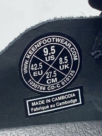 商品画像：サンダル/27.5cm/BLK/スウェード/1030766/ 5