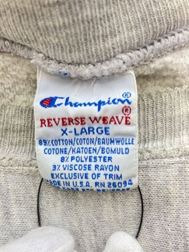 商品画像：スウェット/MIAMI/REVERSE WEAVE/刺繍タグ/USA製/XL/コットン/GRY 3