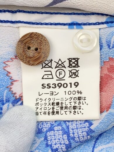 商品画像：アロハシャツ/M/レーヨン/BLU/総柄/SS39019 5