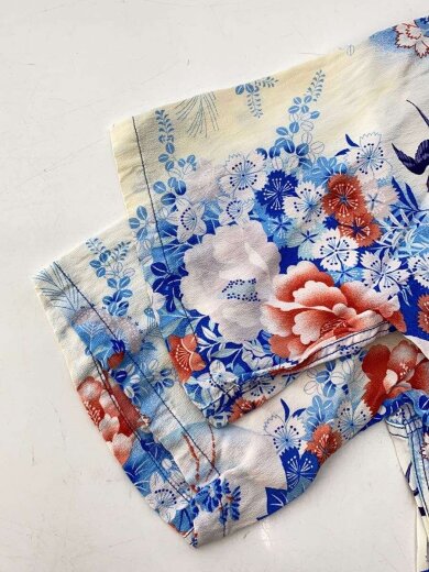 商品画像：アロハシャツ/M/レーヨン/BLU/総柄/SS39019 6