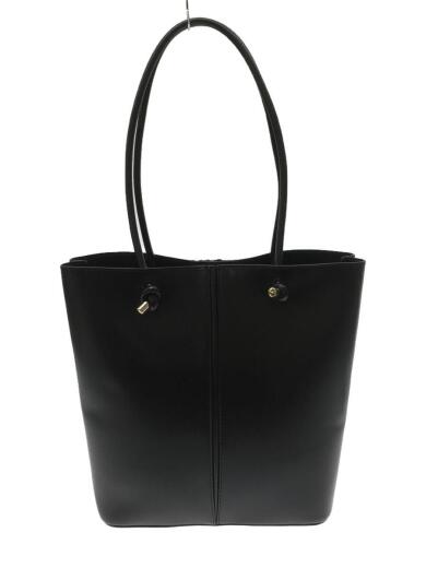 画像：ZARAトートバッグ/--/BLK/無地/黒/ブラック1