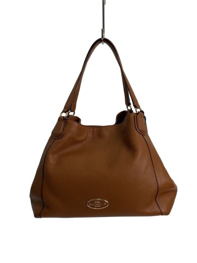 商品画像：ショルダーバッグ_オールレザー/レザー/BRW/無地 1