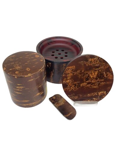 商品画像：桜皮細工/お茶の友セット/和食器その他/4点セット/BRW 1