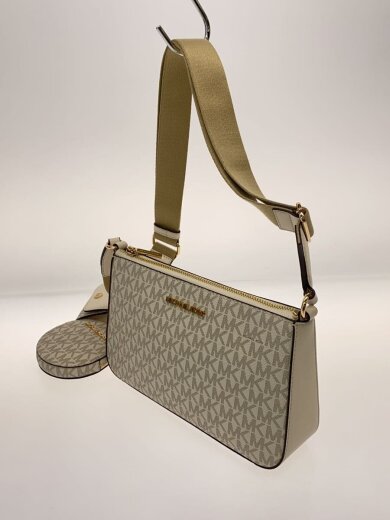 商品画像：ショルダーバッグ/レザー/CRM/総柄/35S2GTVC1B/ベージュ 2