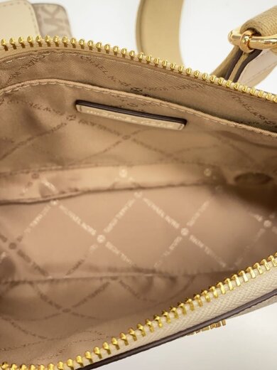 商品画像：ショルダーバッグ/レザー/CRM/総柄/35S2GTVC1B/ベージュ 6