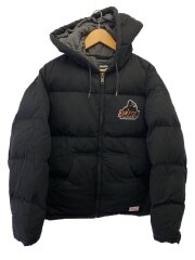 中綿パフジャケット/M/コットン/BLK/無地/101224021008