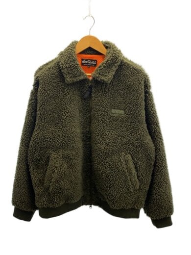 商品画像：ボアフリースジャケット/L/ポリエステル/KHK/無地/WT21124N 1