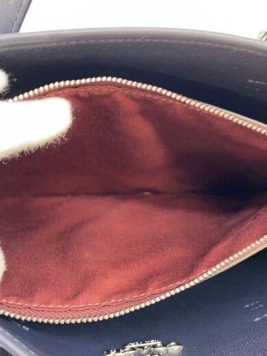 商品画像：ハンドバッグ/キャンバス/BLU/総柄/C8416 7