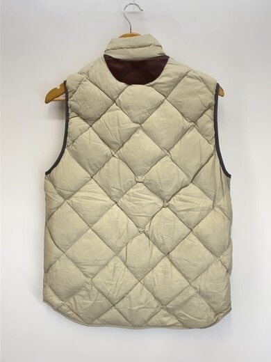 商品画像：ダウンベスト/2/ナイロン/BEG/無地/J4004 2