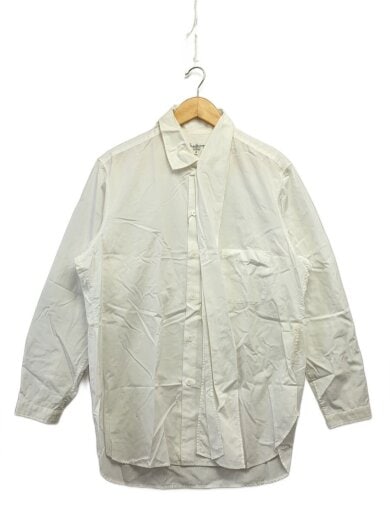 商品画像：ストールシャツ/2/コットン/WHT/無地/ストールシャツ 1