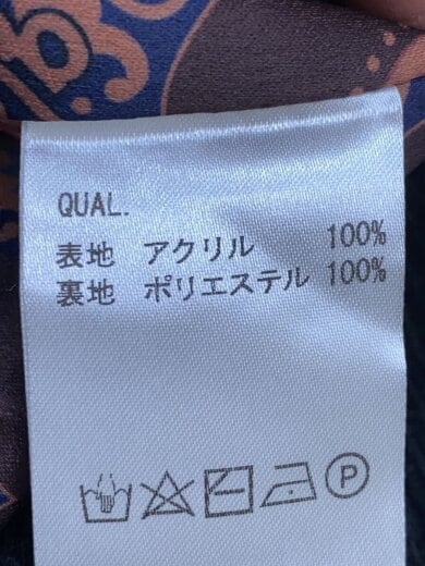 商品画像：カーディガン(厚手)/L/アクリル/BLK/無地 4