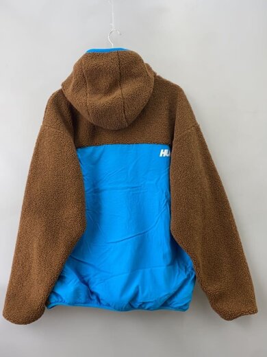 商品画像：フリースジャケット/L/ポリエステル/BRW/無地/JK00326 2