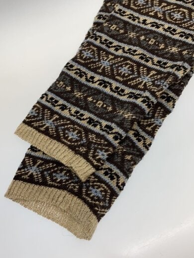 商品画像：フェアアイル柄ニット/FREE/リネン/BRW/総柄/HN-100030 5