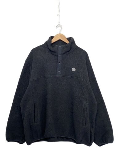 商品画像：フリースジャケット/XL/ポリエステル/BLK/無地// 1