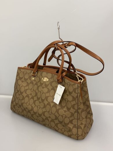 商品画像：ハンドバッグ_シグネチャー_総柄/PVC/BRW/総柄 2