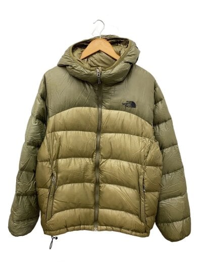 商品画像：ACONCAGUA HOODIE JACKET_アコンカグアフーディジャケット/L/ナイロン/KHK/無地 1