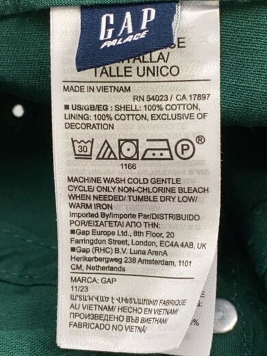 商品画像：キャップ/--/コットン/GRN/メンズ 6