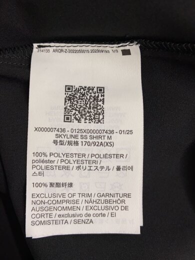 商品画像：半袖シャツ/XS/ポリエステル/BLK/X000007436 4