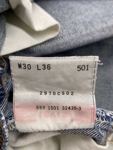 商品画像：501XX/刻印553/00s/USA製/ボトム/30/コットン/IDG 5