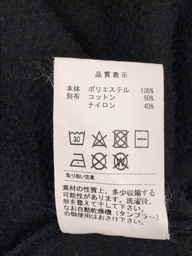 商品画像：カーディガン(厚手)/3/ポリエステル/BLK/無地// 4