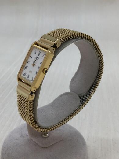 画像：CITIZENクォーツ腕時計/アナログ/--/WHT/GLD/EXCEED/18K 750/33.4g/5437-F402682