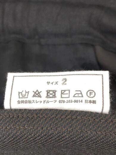 画像：MITTANウールコットン ワイド ラップパンツ/ボトム/2/ウール/BRW5