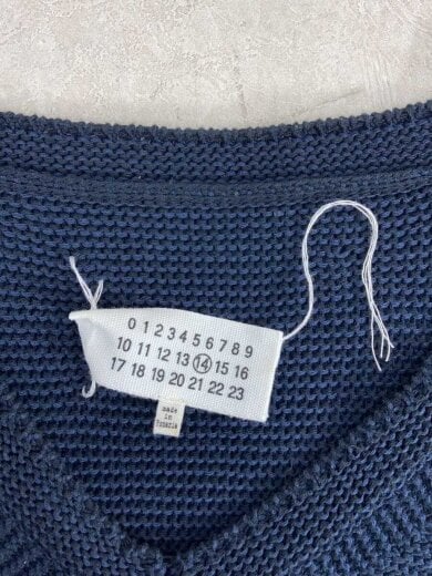 商品画像：クルーネックニット/ニット・セーター(薄手)/S/ウール/NVY/s50gp0016// 8