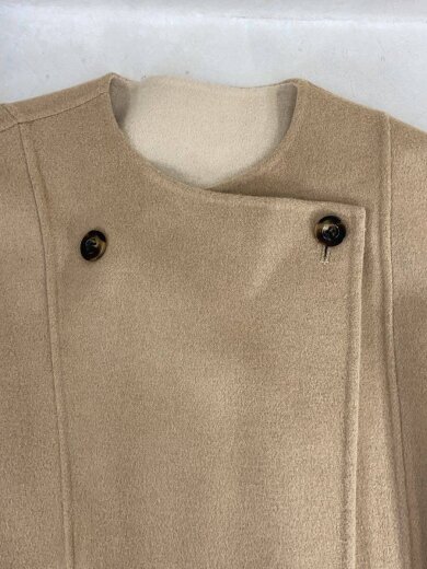 商品画像：ポンチョコート/2/ウール/BEG/352-84514 5