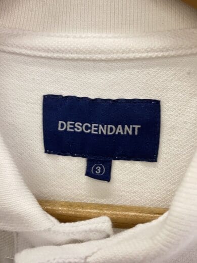 商品画像：ポロシャツ/3/コットン/WHT// 3