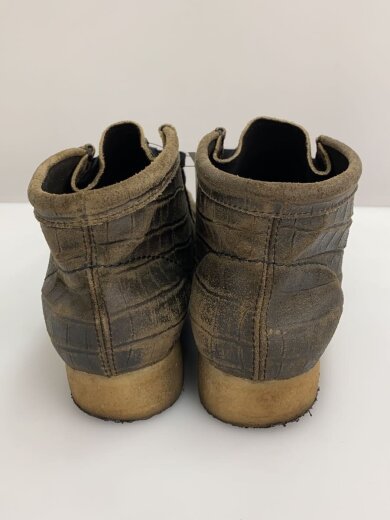 商品画像：Wallabee boot/croc distress/ブーツ/US8.5/BRW/レザー 7