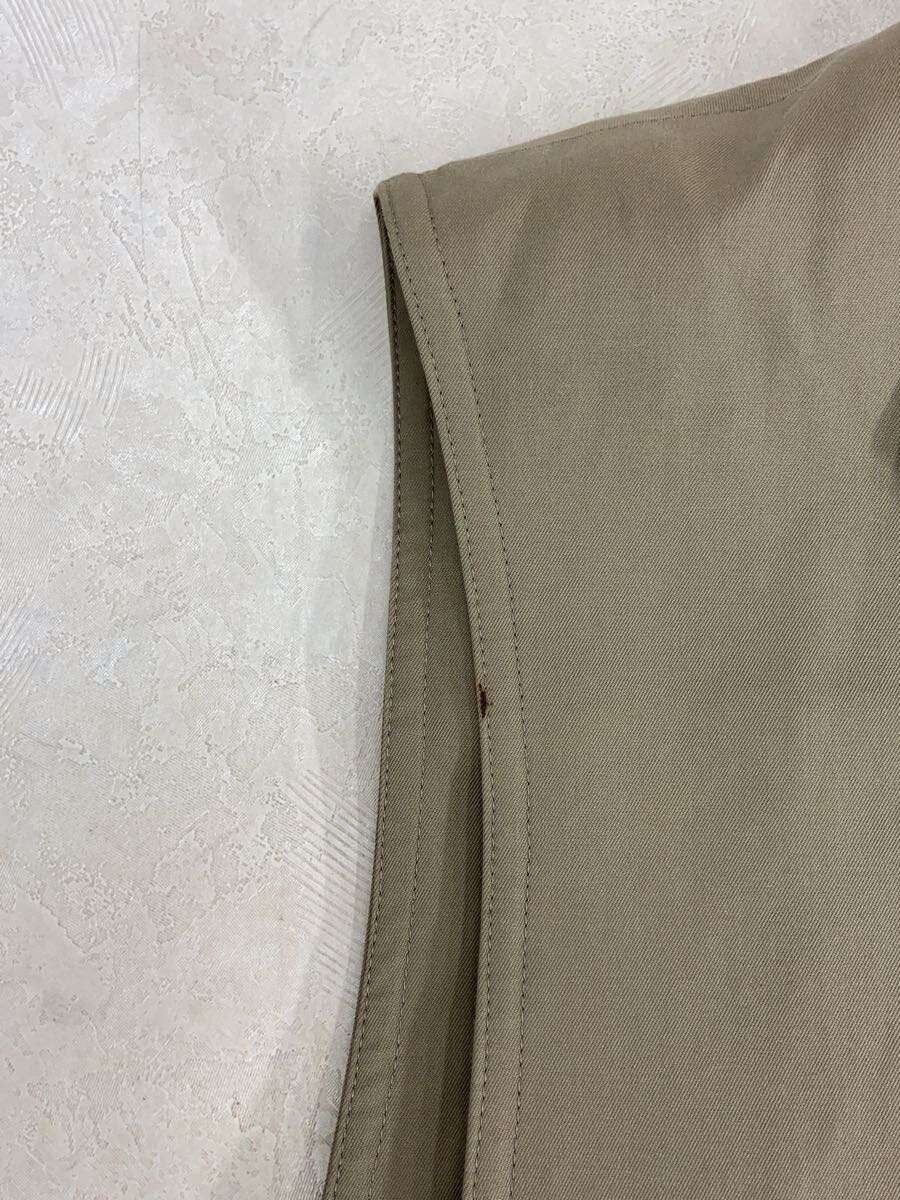 stein / 22SS/OVERSIZED NO SLEEVE JACKET/M/コットン/BEG/ST.342-2