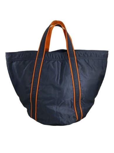 商品画像：THE COLOR/TF-1/TOTE BAG/トートバッグ/ナイロン/BLK/無地 1