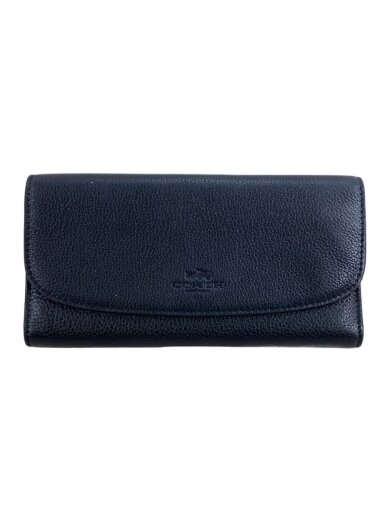 商品画像：長財布/--/BLK/無地/レディース 1