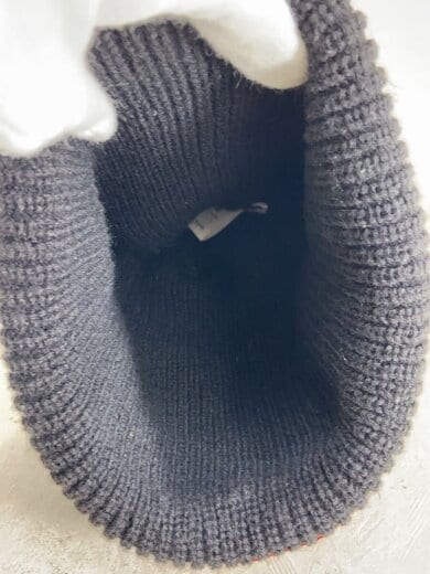 商品画像：Oval Patch Beanie/ニットキャップ/--/アクリル/BLK/メンズ 3