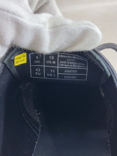 商品画像：WHITE WELT STITCH/3ホール/ドレスシューズ/43/BLK/レザー/1461WS 5