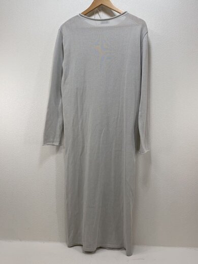 商品画像：ペーパースリットワンピース/長袖ワンピース/--/ポリエステル/GRY/9126-699-0069 2