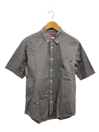 商品画像：Gingham S/S Shirt/半袖シャツ/S/コットン/WHT/ギンガムCK 1
