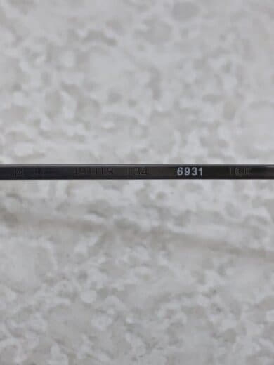 商品画像：M-37/6931/TITANIUM/レンズ無/メガネ/ウェリントン/BLK/メンズ/ベタ付き有 5