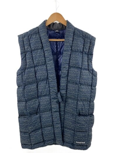 商品画像：ダウンベスト/M/ナイロン/GRN/総柄/1101571 1