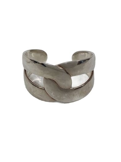 商品画像：クロス/結び/バングル/--/SLV/レディース 1