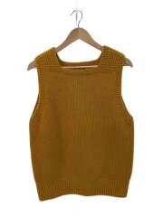 ニットベスト(厚手)/38/ウール/YLW